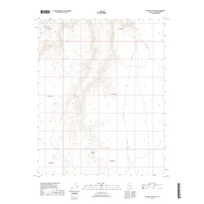 2018 Map of National Canyon SW, 2018 Print