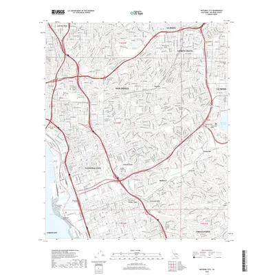 2018 Map of National City, 2018 Print
