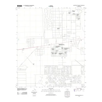 2010 Map of Nations South Well, 2010 Print