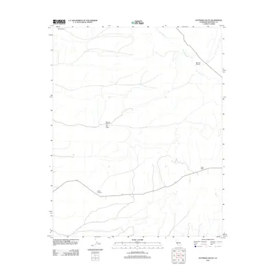 2012 Map of Nattrass Valley, 2012 Print