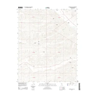 2015 Map of Nattrass Valley, 2015 Print