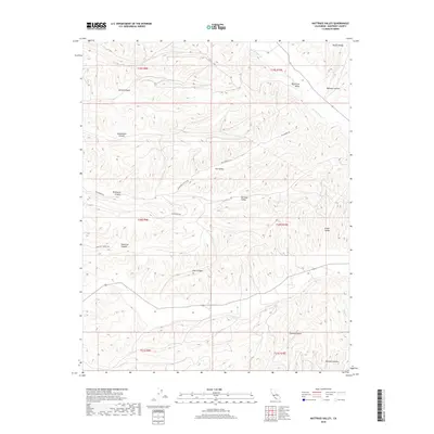 2018 Map of Nattrass Valley, 2018 Print