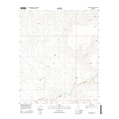 2014 Map of Natural Corral, 2014 Print