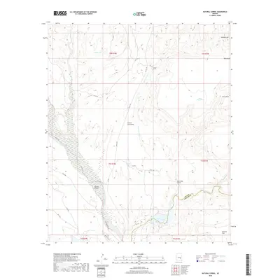 2018 Map of Natural Corral, 2018 Print