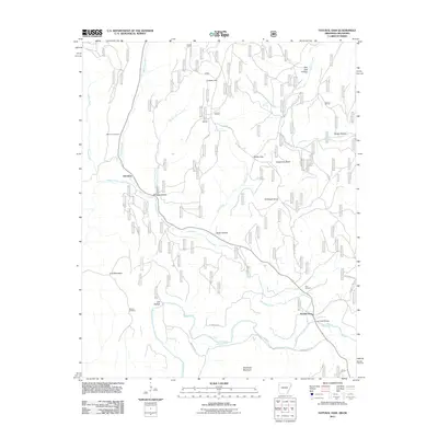 2011 Map of Natural Dam, 2011 Print