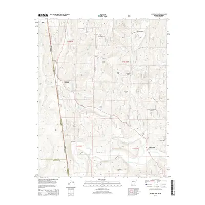 2014 Map of Natural Dam, 2014 Print