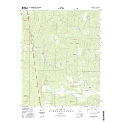 2017 Map of Natural Dam, 2017 Print