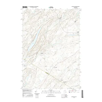 2016 Map of Natural Dam, 2016 Print