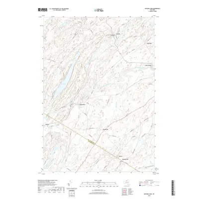 2019 Map of Natural Dam, 2019 Print