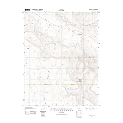 2013 Map of Naturita NW, 2013 Print