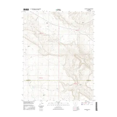 2016 Map of Naturita NW, 2016 Print