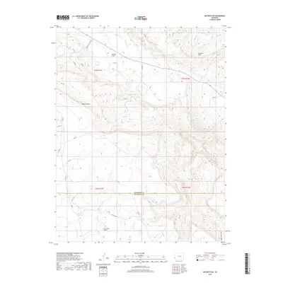 2019 Map of Naturita NW, 2019 Print