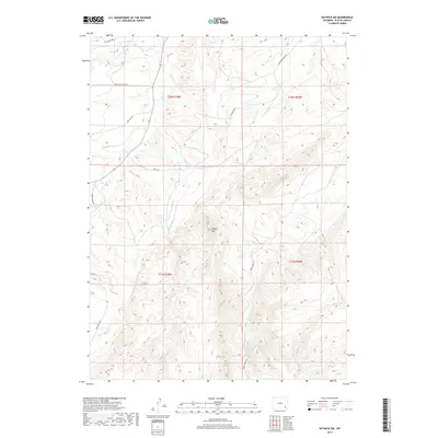 2017 Map of Natwick SW, 2017 Print