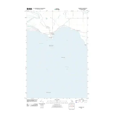 2011 Map of Naubinway, 2011 Print