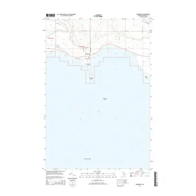 2014 Map of Naubinway, 2014 Print