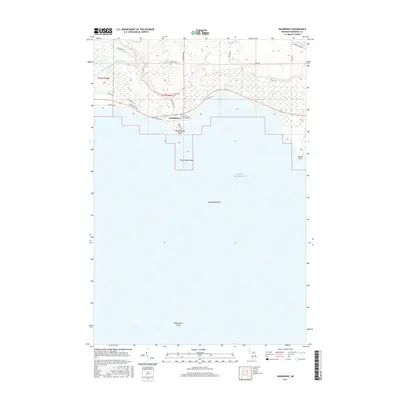 2017 Map of Naubinway, 2017 Print
