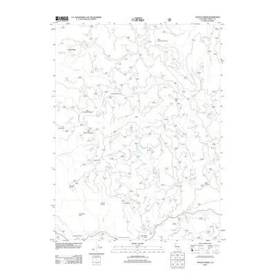 2012 Map of Naufus Creek, 2012 Print