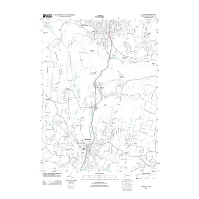 2012 Map of Naugatuck, 2012 Print