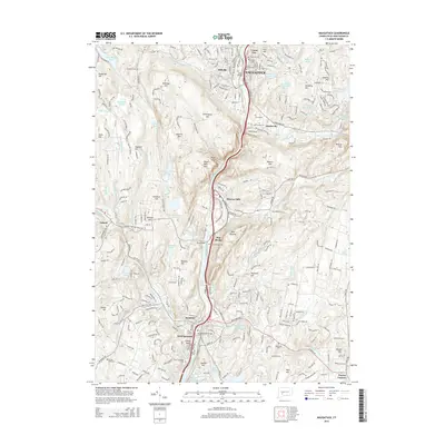 2015 Map of Naugatuck, 2015 Print