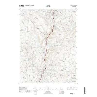 2018 Map of Naugatuck, 2018 Print