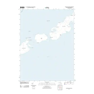2012 Map of Naushon Island, 2012 Print