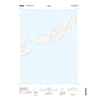 2018 Map of Naushon Island, 2018 Print