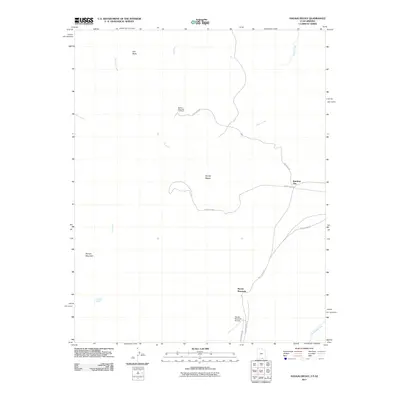 2011 Map of Navajo Begay, 2011 Print