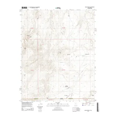 2014 Map of Navajo Begay, 2014 Print