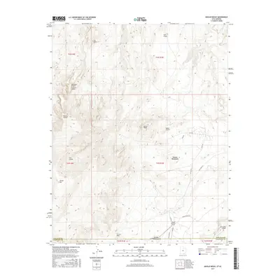 2017 Map of Navajo Begay, 2017 Print