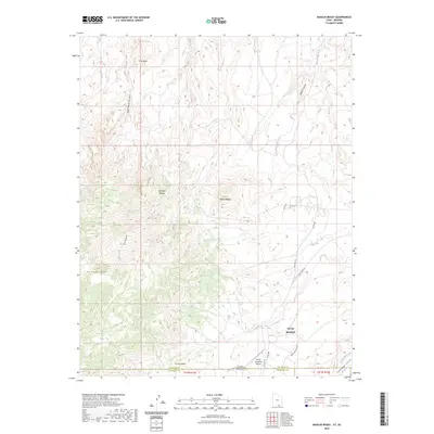 2023 Map of Navajo Begay, 2023 Print