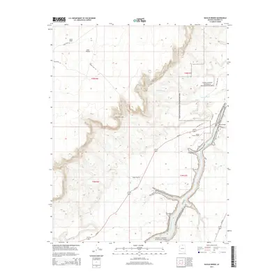 2014 Map of Navajo Bridge, 2014 Print