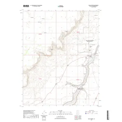 2018 Map of Navajo Bridge, 2018 Print