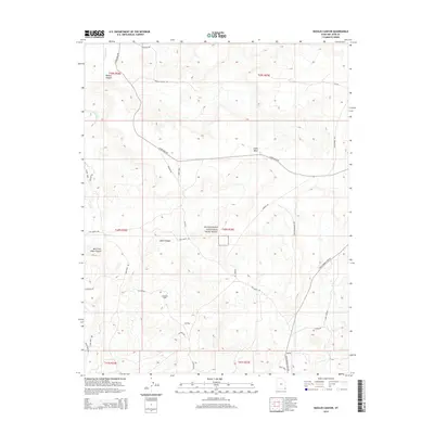 2014 Map of Navajo Canyon, 2014 Print