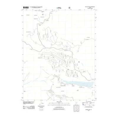 2011 Map of Navajo Lake, 2011 Print