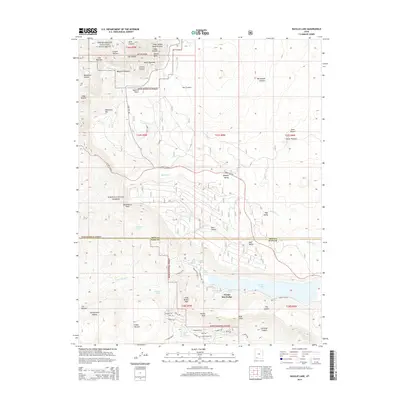 2014 Map of Navajo Lake, 2014 Print