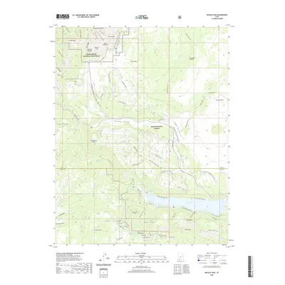2020 Map of Navajo Lake, 2020 Print