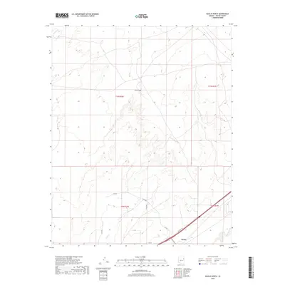 2018 Map of Navajo North, 2018 Print