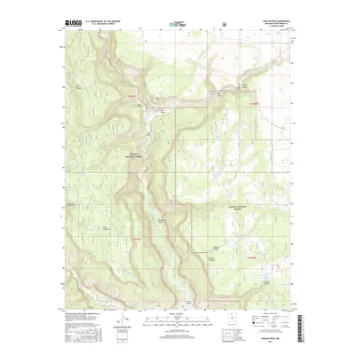 2017 Map of Navajo Peak, 2017 Print