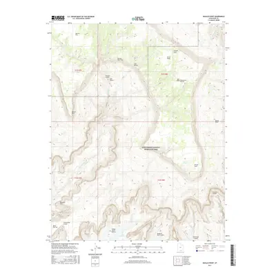 2017 Map of Navajo Point, 2017 Print