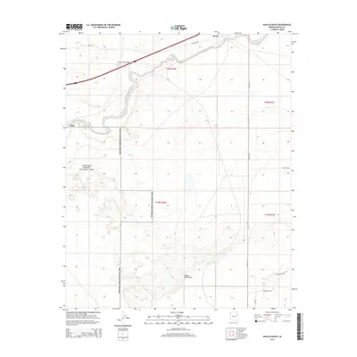 2014 Map of Navajo South, 2014 Print