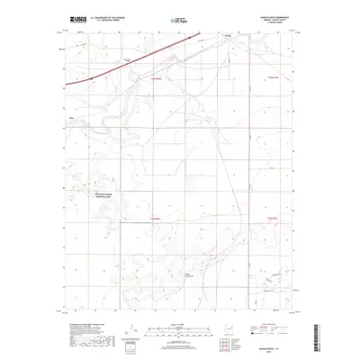 2018 Map of Navajo South, 2018 Print