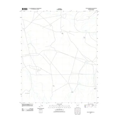2011 Map of Navajo Springs, 2011 Print