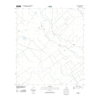 2010 Map of Navidad, 2010 Print