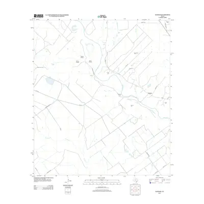 2013 Map of Navidad, 2013 Print