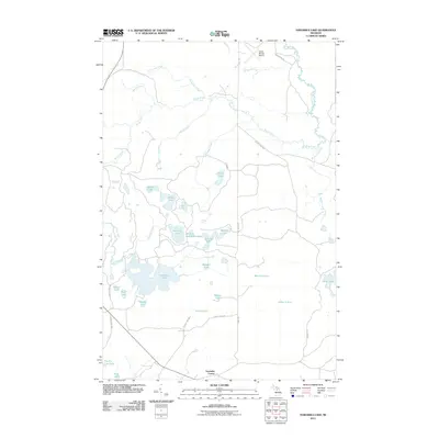 2011 Map of Nawakwa Lake, 2011 Print