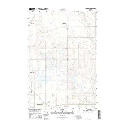 2014 Map of Nawakwa Lake, 2014 Print