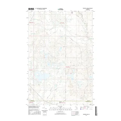 2017 Map of Nawakwa Lake, 2017 Print