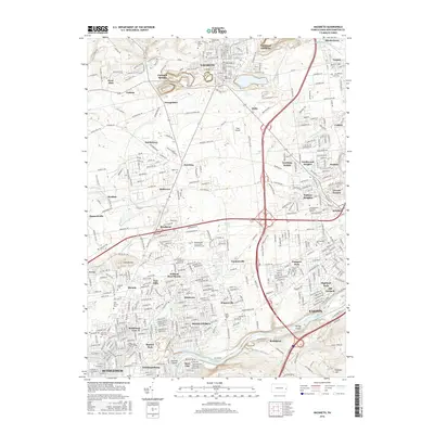 2016 Map of Nazareth, 2016 Print