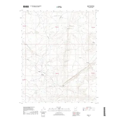 2018 Map of Nazlini, 2018 Print