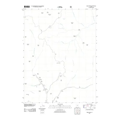 2011 Map of Nebo Basin, 2011 Print